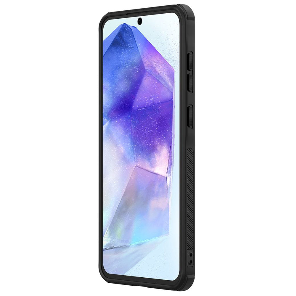 Калъф MagSafe за Samsung Galaxy A56 A566, Nillkin, Super Shield Pro, Черен сатен