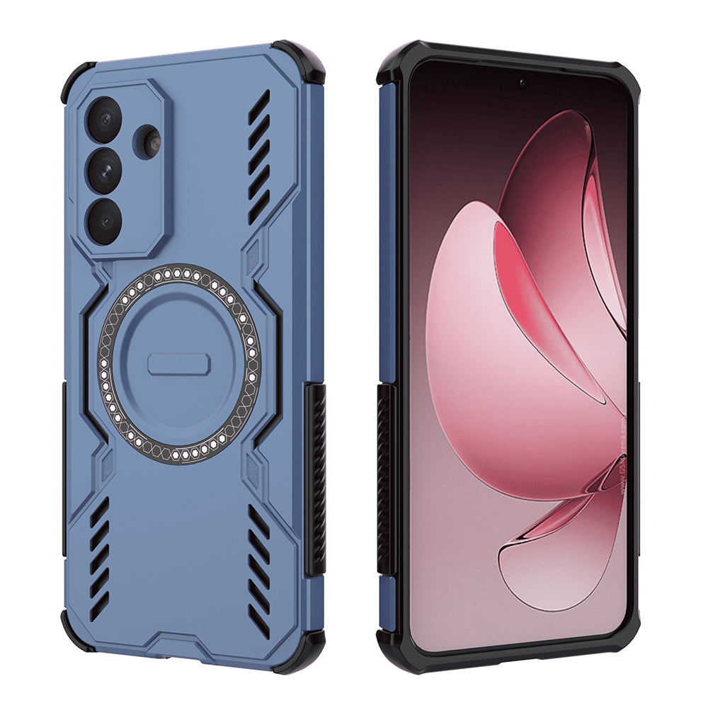Калъф MagSafe за Samsung Galaxy A56 A566, Techsuit, ArmorMag, Син