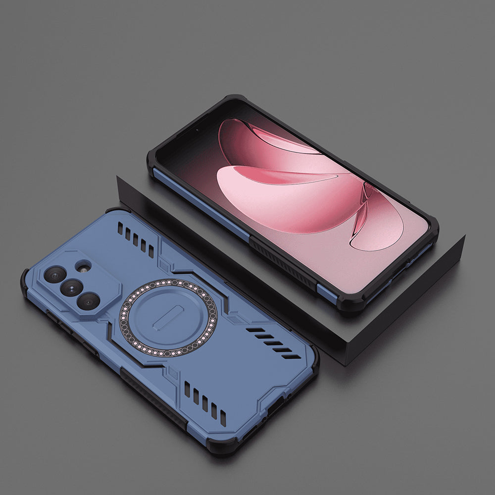 Калъф MagSafe за Samsung Galaxy A56 A566, Techsuit, ArmorMag, Син