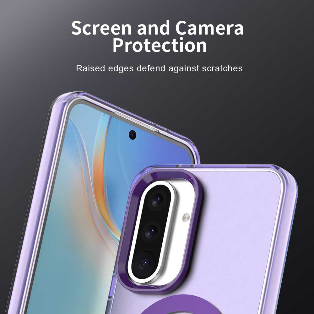 Калъф MagSafe за Samsung Galaxy A56 A566, Techsuit, CandyCase, Лилав