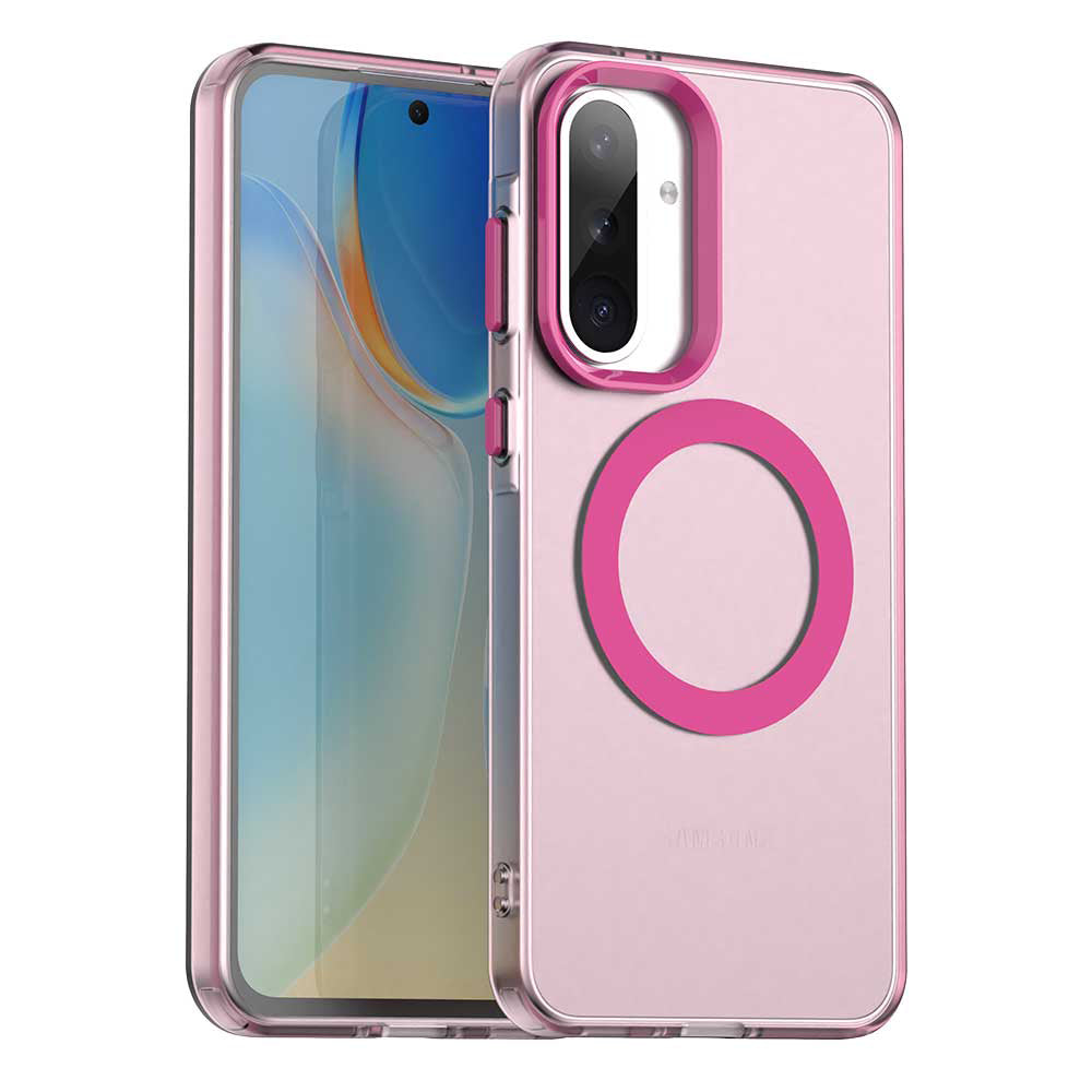 MagSafe калъф за Samsung Galaxy A56 A566, Techsuit, CandyCase, розов