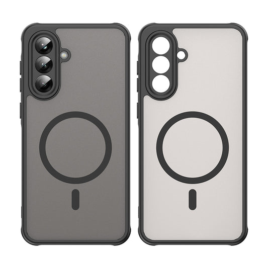 Калъф MagSafe за Samsung Galaxy A56 A566, Techsuit, HaloFrost II, Черен