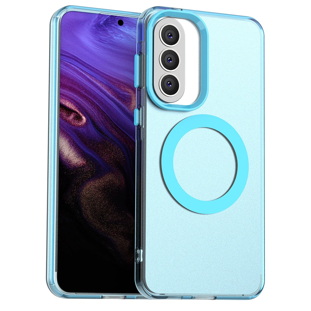Калъф MagSafe за Samsung Galaxy A57 5G, Techsuit, CandyCase, Син