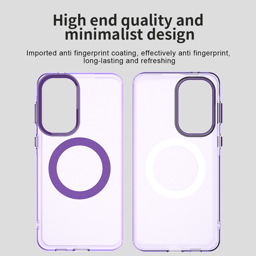 Калъф MagSafe за Samsung Galaxy A57 5G, Techsuit, CandyCase, Лилав