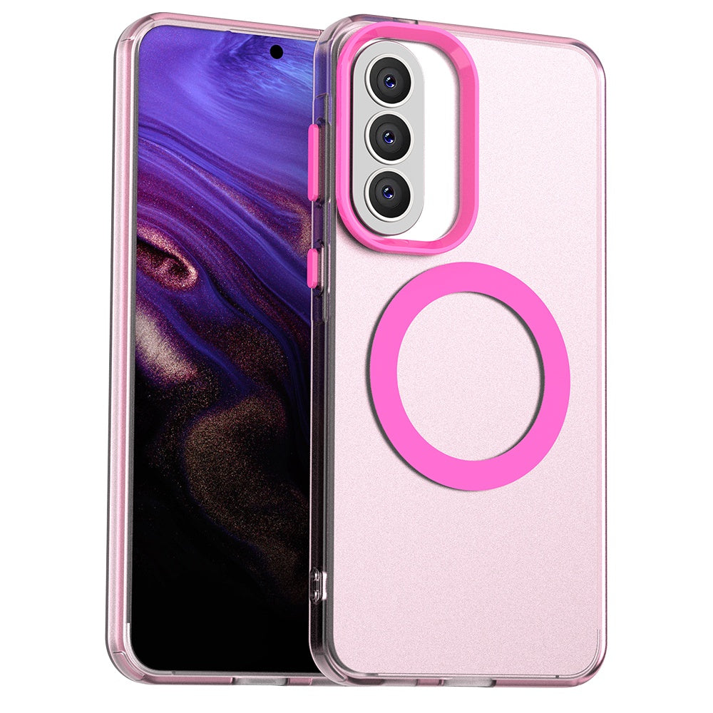 Калъф MagSafe за Samsung Galaxy A57 5G, Techsuit, CandyCase, Розов