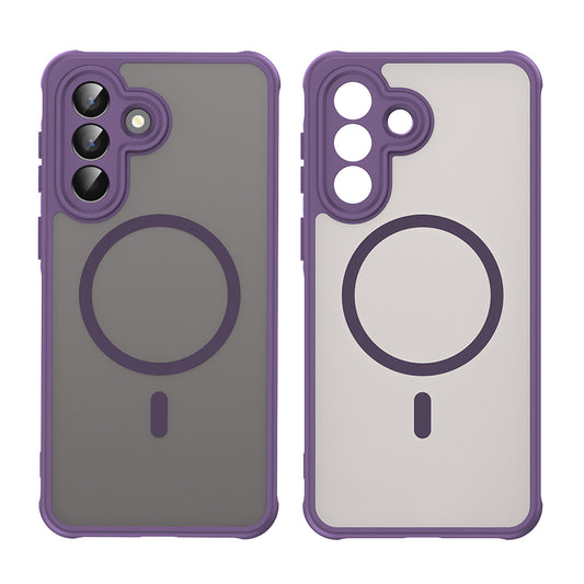 Калъф MagSafe за Samsung Galaxy A57 5G, Techsuit, HaloFrost II, Лилав