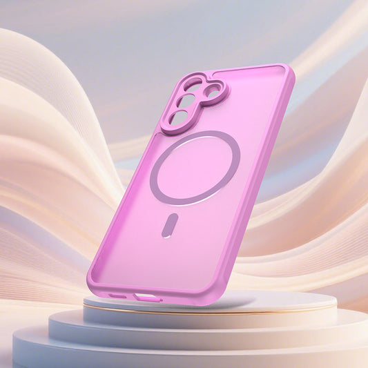Калъф MagSafe за Samsung Galaxy A57 5G, Techsuit, HaloFrost II, Розов