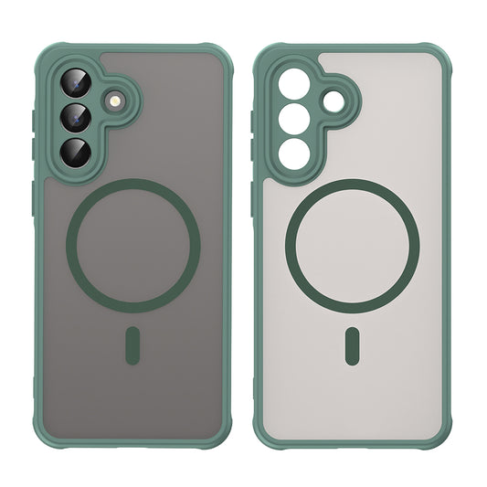 Калъф MagSafe за Samsung Galaxy A57 5G, Techsuit, HaloFrost II, Зелен