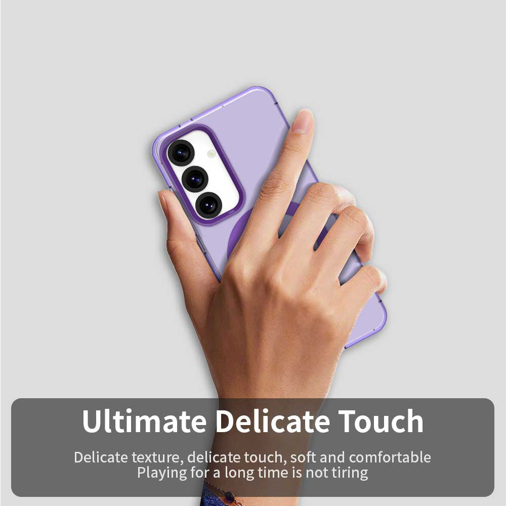 Калъф MagSafe за Samsung Galaxy S23 FE S711, Techsuit, CandyCase, Лилав