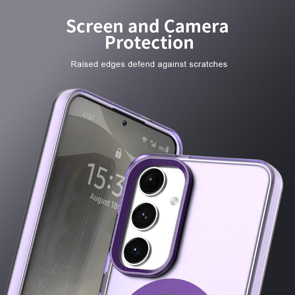 Калъф MagSafe за Samsung Galaxy S23 FE S711, Techsuit, CandyCase, Лилав