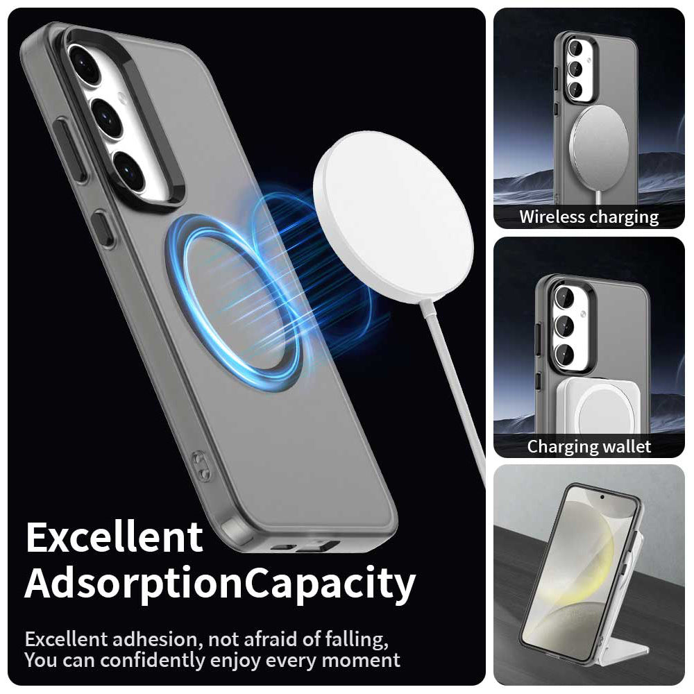 Калъф MagSafe за Samsung Galaxy S23 FE S711, Techsuit, CandyCase, Черен