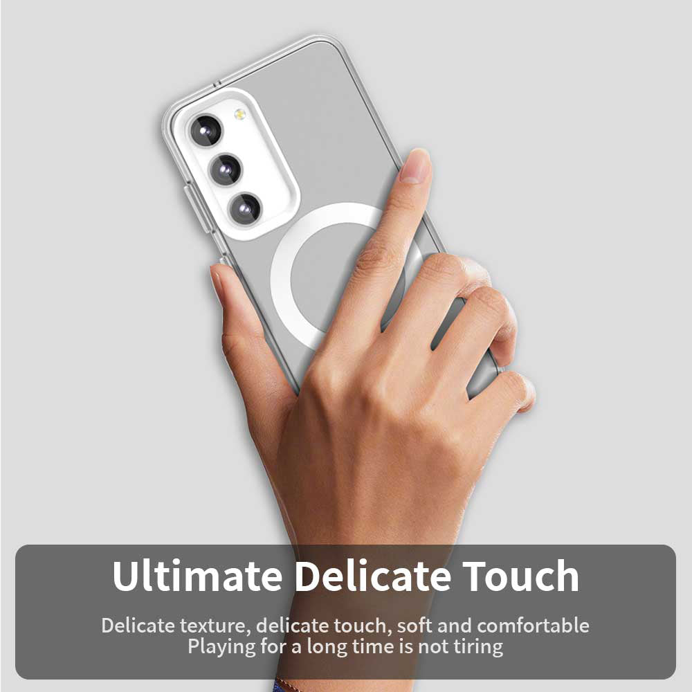 Калъф MagSafe за Samsung Galaxy S23+ S916, Techsuit, CandyCase, Бял