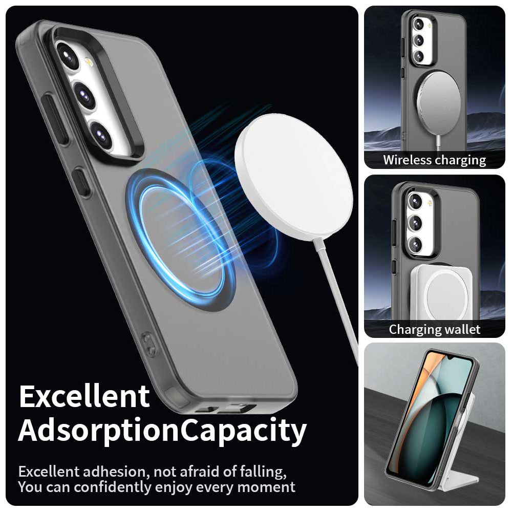 Калъф MagSafe за Samsung Galaxy S23+ S916, Techsuit, CandyCase, Черен