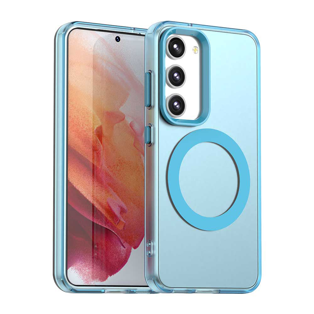 Калъф MagSafe за Samsung Galaxy S23 S911, Techsuit, CandyCase, Син