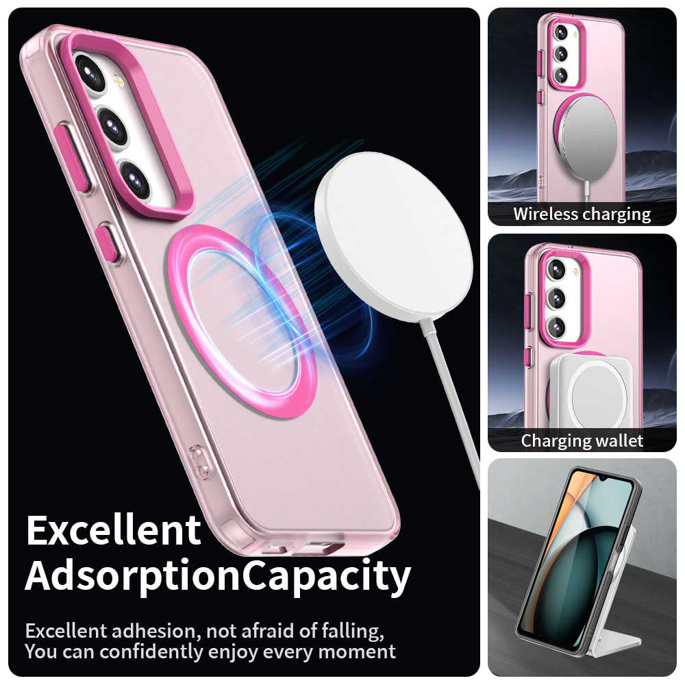 Калъф MagSafe за Samsung Galaxy S23 S911, Techsuit, CandyCase, Розов