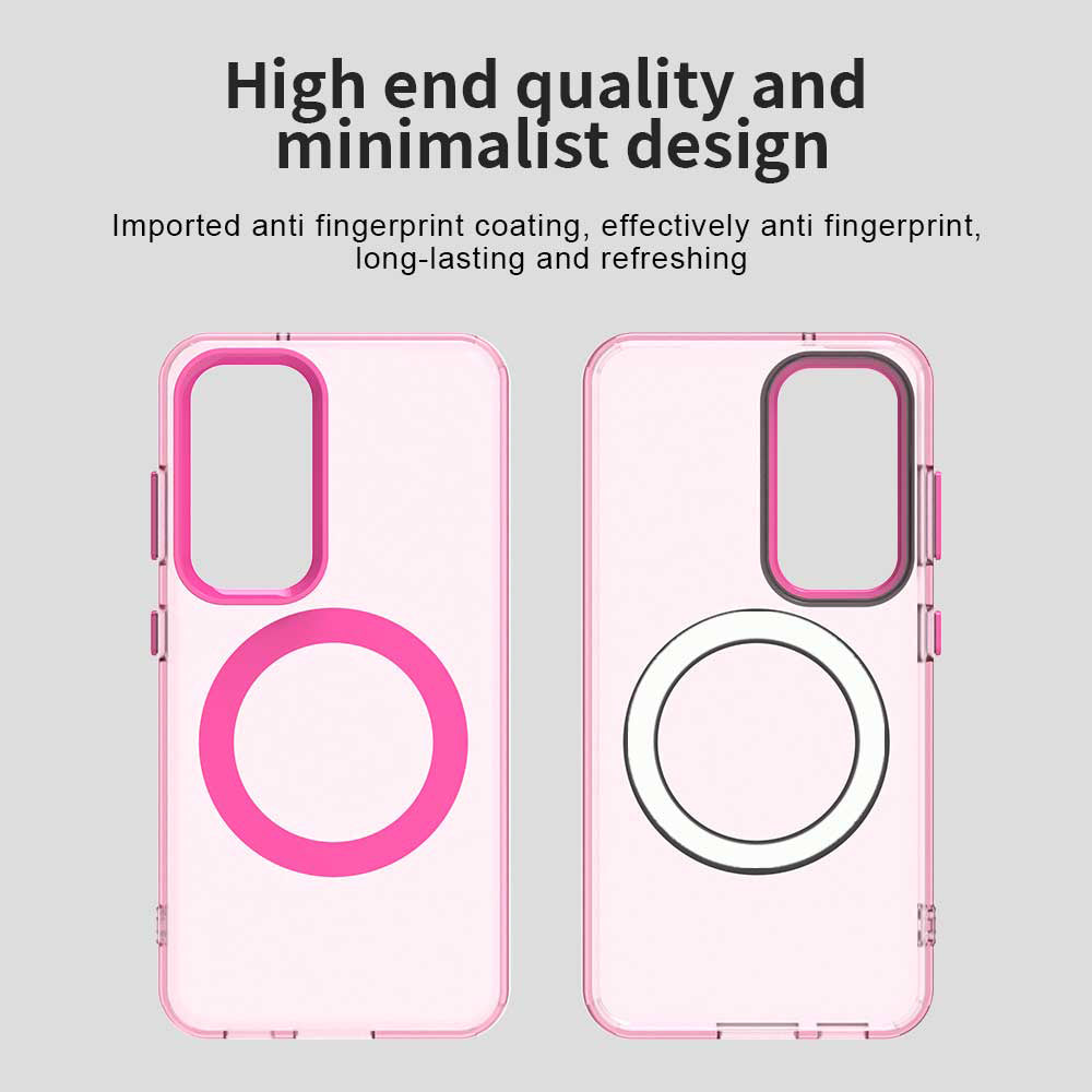 Калъф MagSafe за Samsung Galaxy S23 S911, Techsuit, CandyCase, Розов