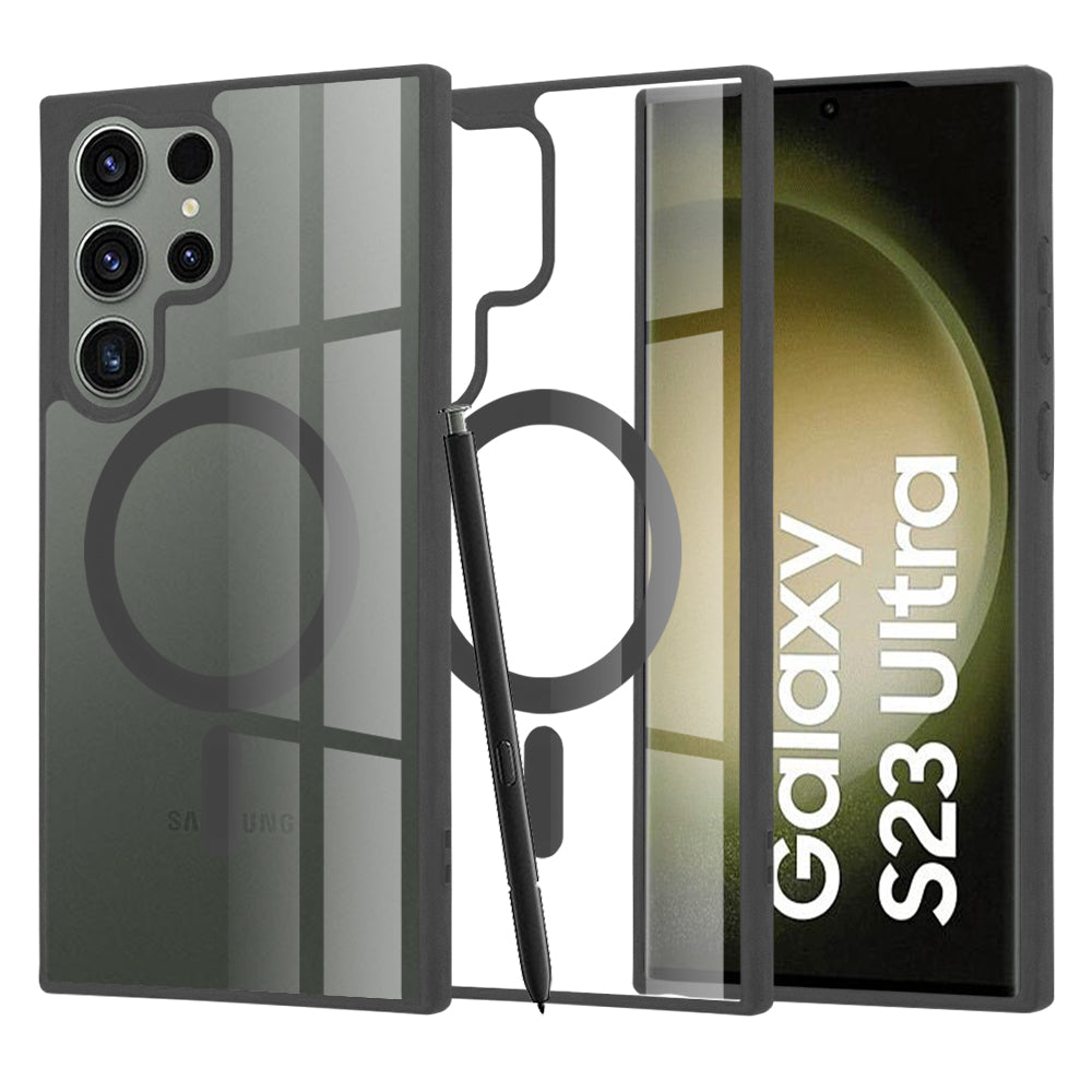 Калъф MagSafe за Samsung Galaxy S23 Ultra S918, Techsuit, Pro, Черен