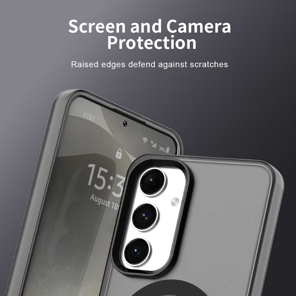 Калъф MagSafe за Samsung Galaxy S24 FE S721, Techsuit, CandyCase, Черен