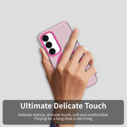 Калъф MagSafe за Samsung Galaxy S24 FE S721, Techsuit, CandyCase, Розов