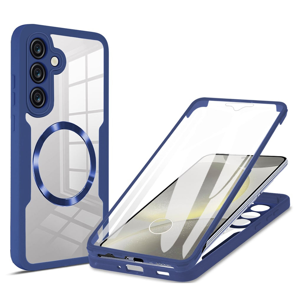 Калъф MagSafe за Samsung Galaxy S24+ S926, Techsuit, ColorVerse 360, Син