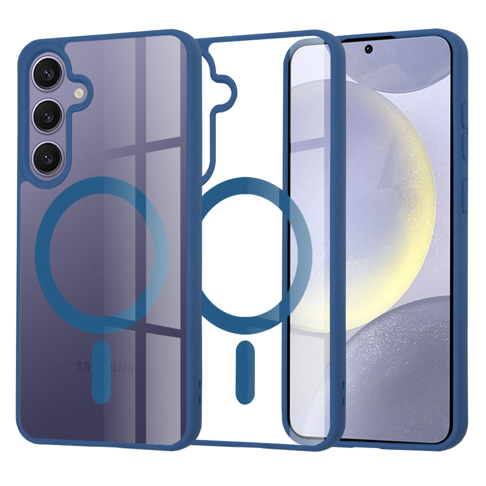 Калъф MagSafe за Samsung Galaxy S24+ S926, Techsuit, Pro, Син