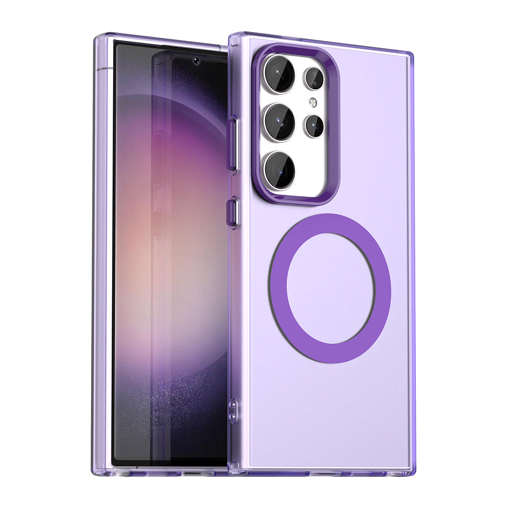 Калъф MagSafe за Samsung Galaxy S24 Ultra S928, Techsuit, CandyCase, Лилав