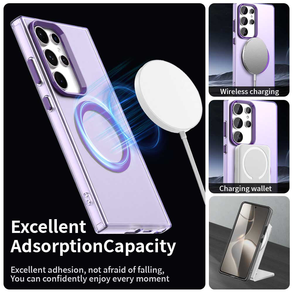 Калъф MagSafe за Samsung Galaxy S24 Ultra S928, Techsuit, CandyCase, Лилав