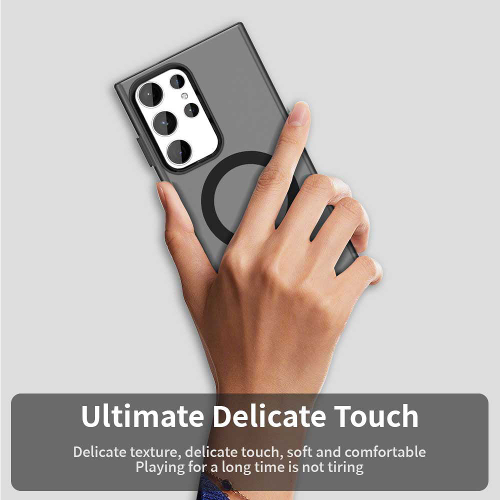 Калъф MagSafe за Samsung Galaxy S24 Ultra S928, Techsuit, CandyCase, Черен