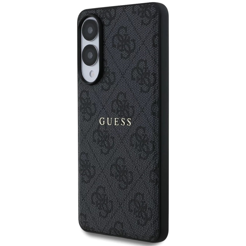 MagSafe Case for Samsung Galaxy S25 Edge S937, Guess, 4G Ring Classic Logo, Black