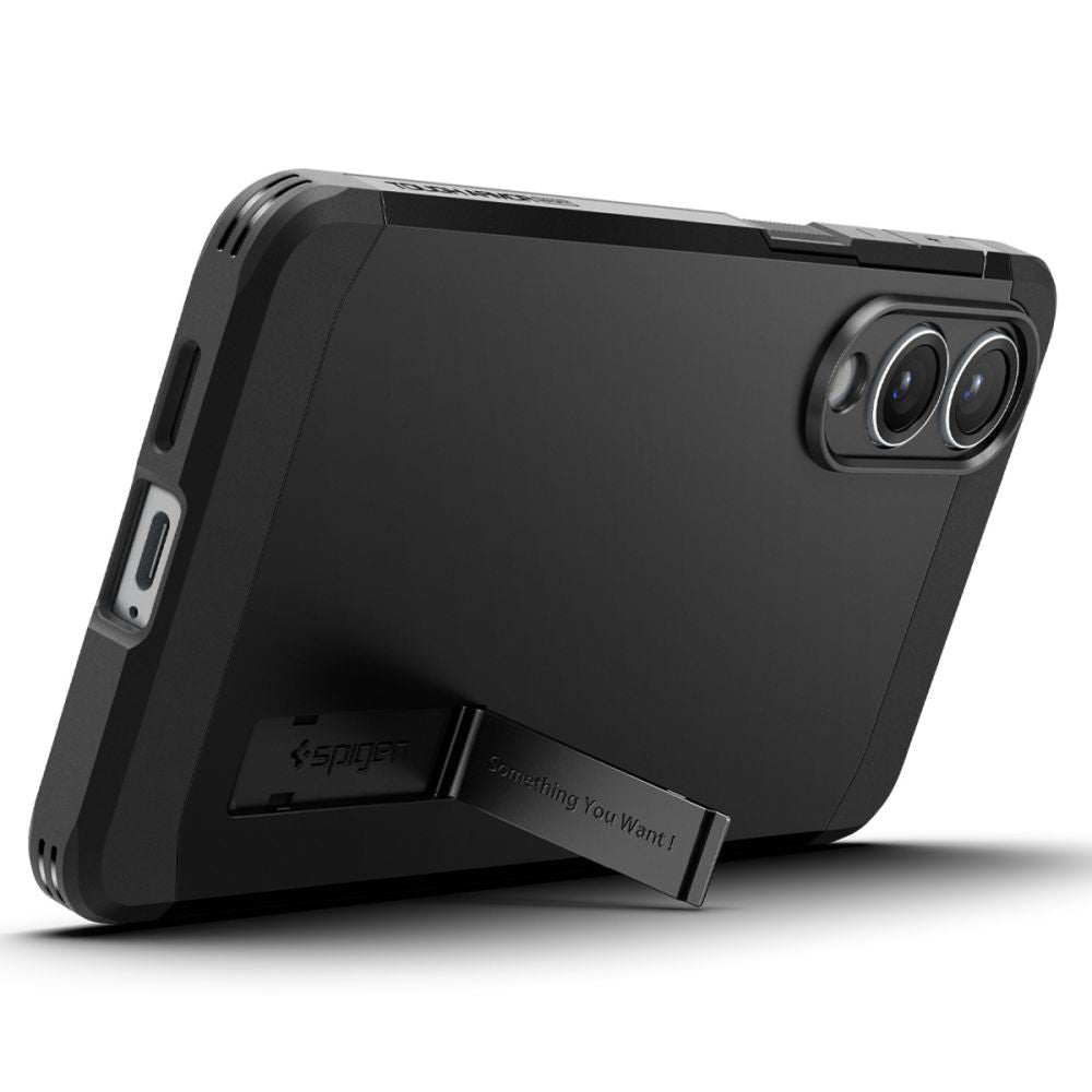 Калъф MagSafe за Samsung Galaxy S25 Edge S937, Spigen, Tough Armor, Черен ACS09422