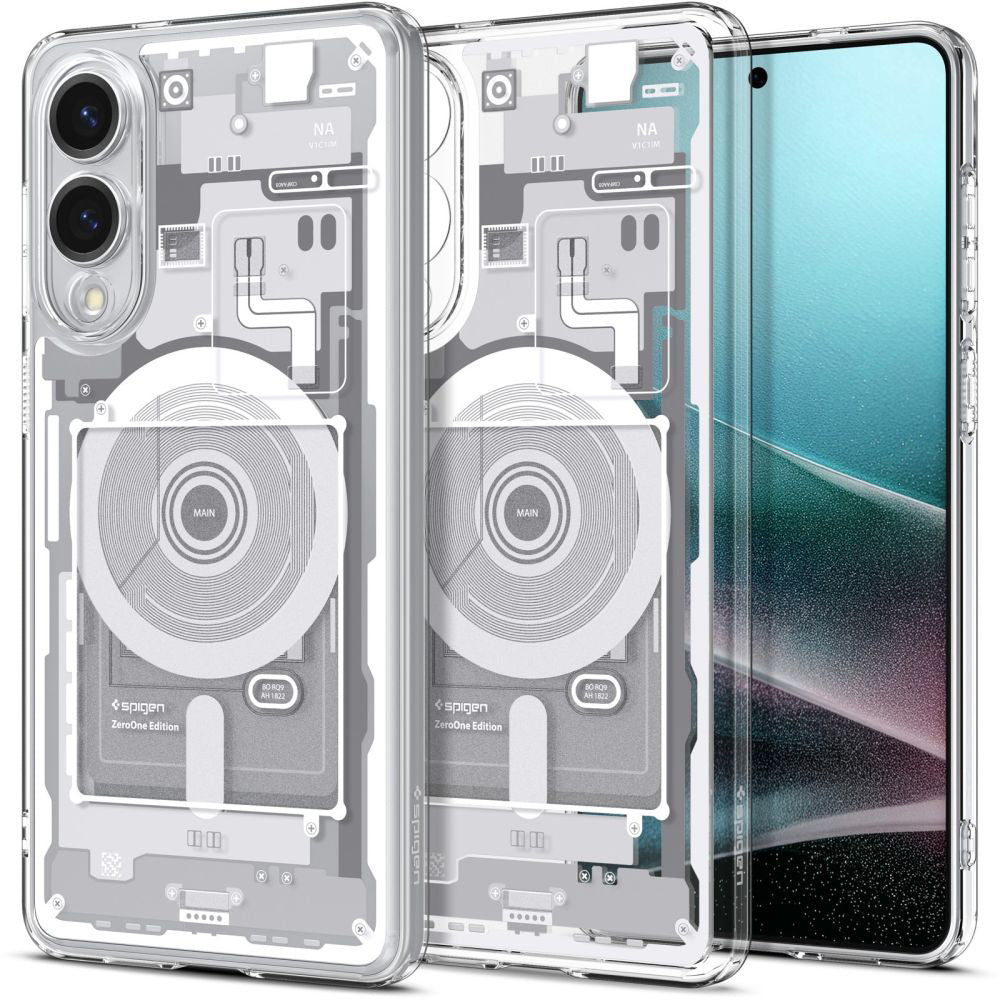 Калъф MagSafe за Samsung Galaxy S25 Edge S937, Spigen, Ultra Hybrid Zero One, Бял ACS09417