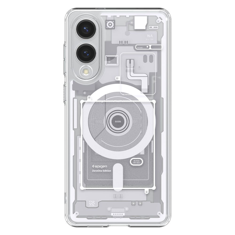 Калъф MagSafe за Samsung Galaxy S25 Edge S937, Spigen, Ultra Hybrid Zero One, Бял ACS09417