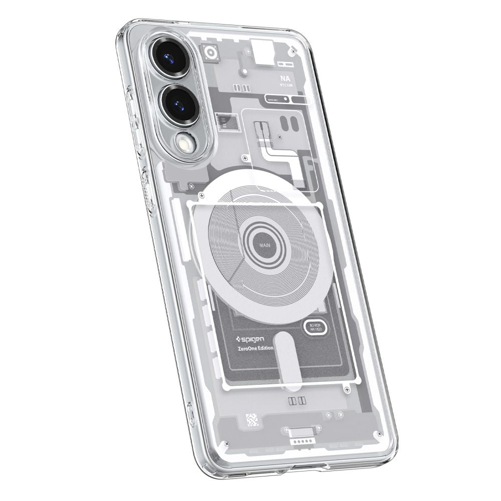Калъф MagSafe за Samsung Galaxy S25 Edge S937, Spigen, Ultra Hybrid Zero One, Бял ACS09417