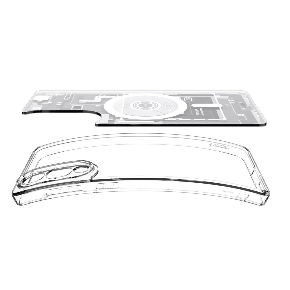 Калъф MagSafe за Samsung Galaxy S25 Edge S937, Spigen, Ultra Hybrid Zero One, Бял ACS09417