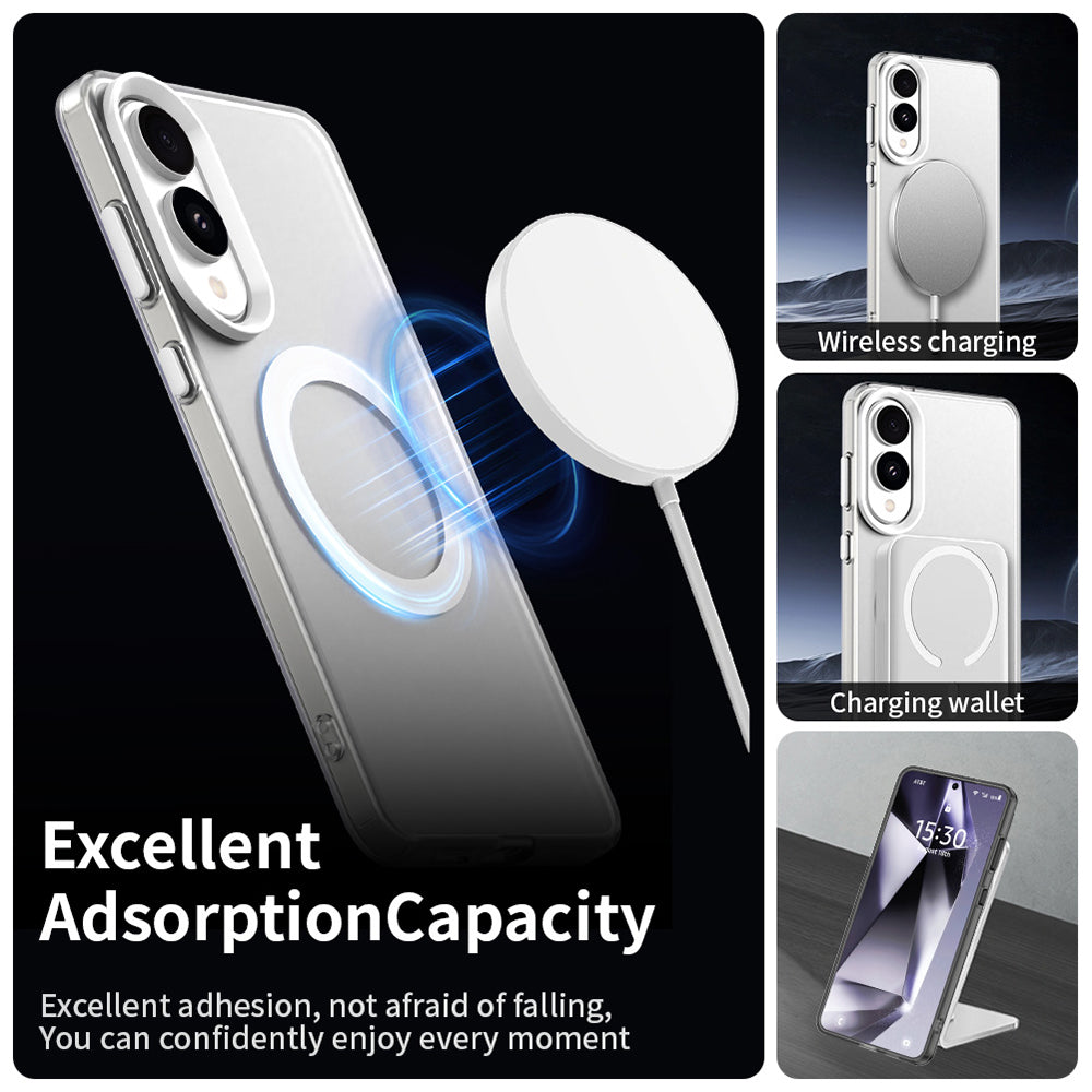 Калъф MagSafe за Samsung Galaxy S25 Edge S937, Techsuit, CandyCase, Бял