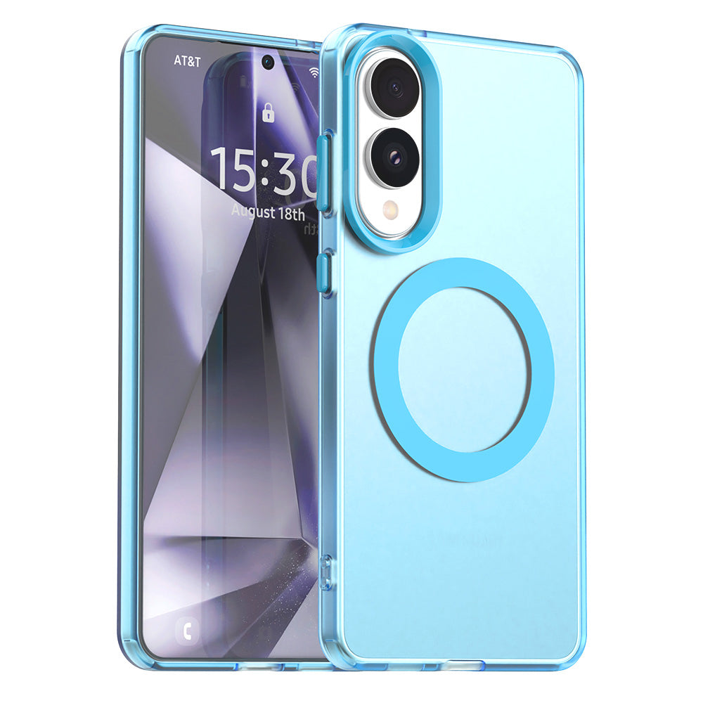Калъф MagSafe за Samsung Galaxy S25 Edge S937, Techsuit, CandyCase, Син