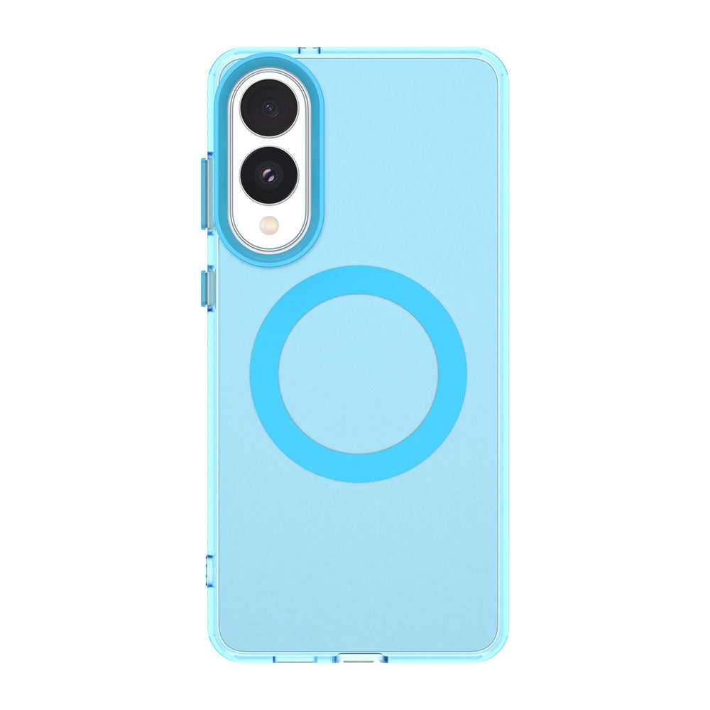 Калъф MagSafe за Samsung Galaxy S25 Edge S937, Techsuit, CandyCase, Син