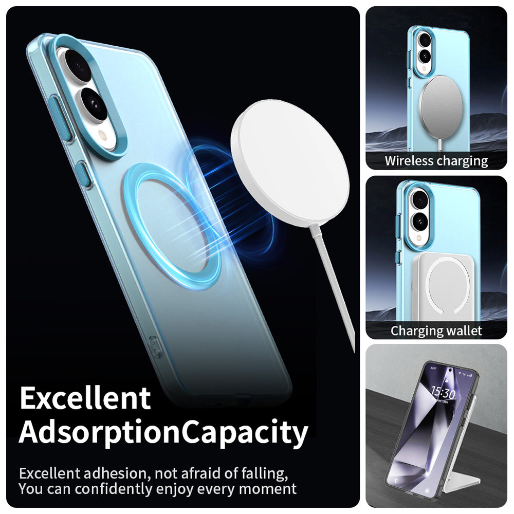 Калъф MagSafe за Samsung Galaxy S25 Edge S937, Techsuit, CandyCase, Син
