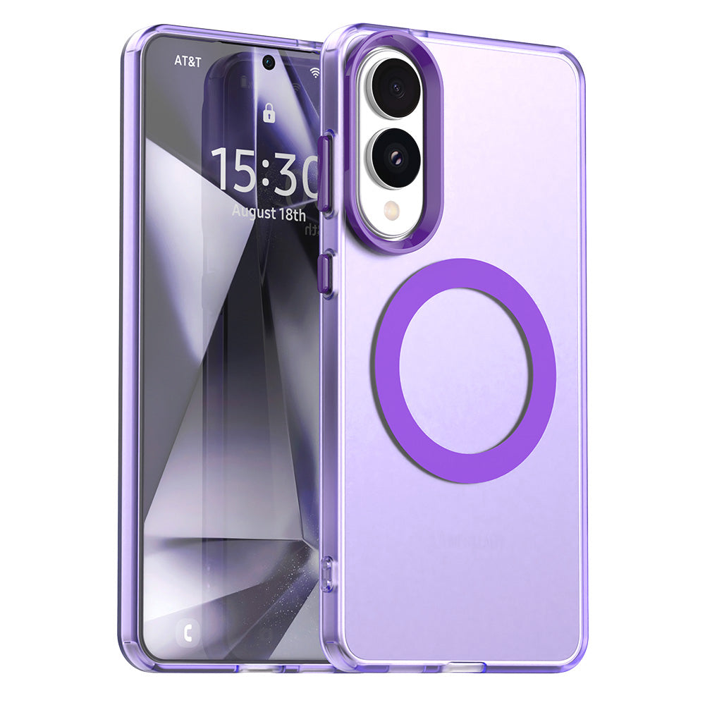 Калъф MagSafe за Samsung Galaxy S25 Edge S937, Techsuit, CandyCase, Лилав