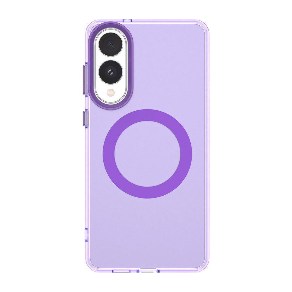 Калъф MagSafe за Samsung Galaxy S25 Edge S937, Techsuit, CandyCase, Лилав