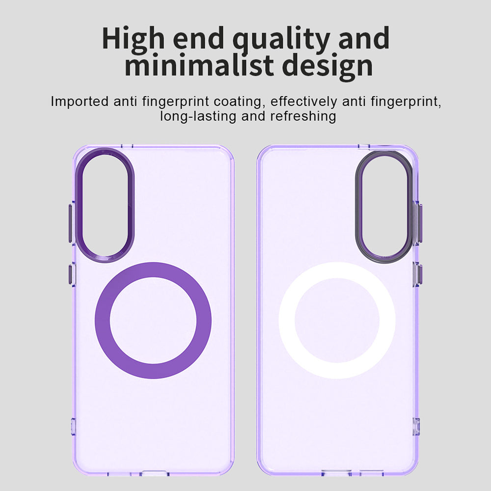 Калъф MagSafe за Samsung Galaxy S25 Edge S937, Techsuit, CandyCase, Лилав