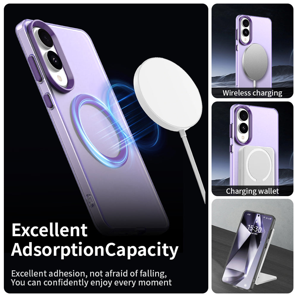 Калъф MagSafe за Samsung Galaxy S25 Edge S937, Techsuit, CandyCase, Лилав