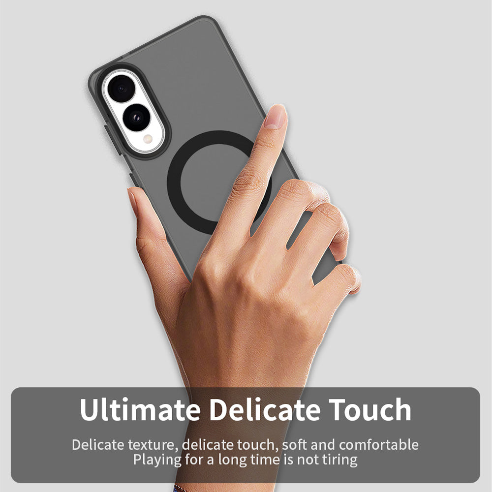 Калъф MagSafe за Samsung Galaxy S25 Edge S937, Techsuit, CandyCase, Черен