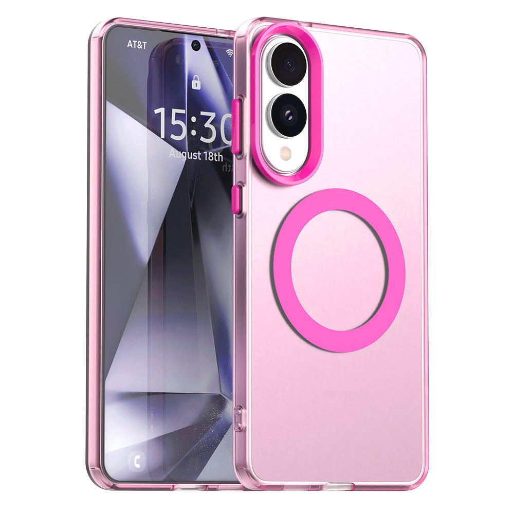 Калъф MagSafe за Samsung Galaxy S25 Edge S937, Techsuit, CandyCase, Розов