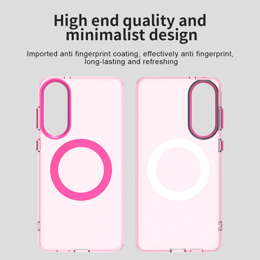 Калъф MagSafe за Samsung Galaxy S25 Edge S937, Techsuit, CandyCase, Розов