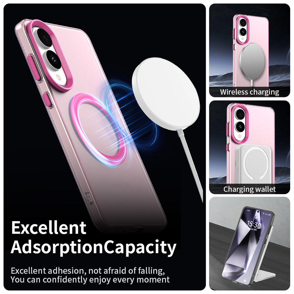 Калъф MagSafe за Samsung Galaxy S25 Edge S937, Techsuit, CandyCase, Розов