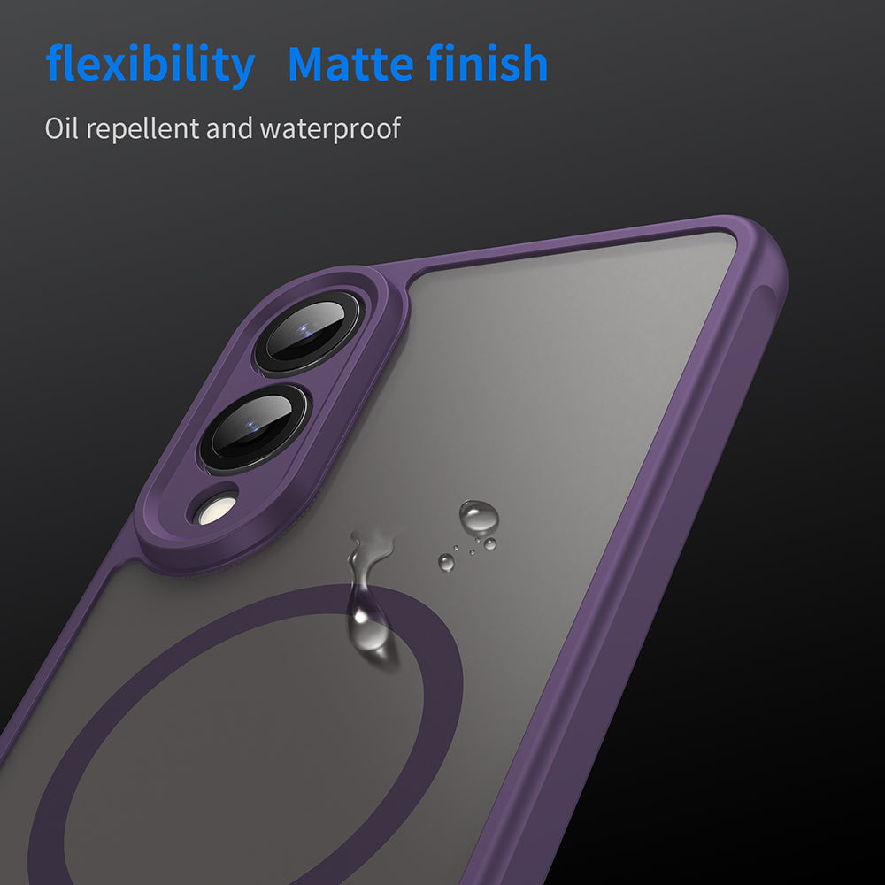 Калъф MagSafe за Samsung Galaxy S25 Edge S937, Techsuit, HaloFrost II, Лилав