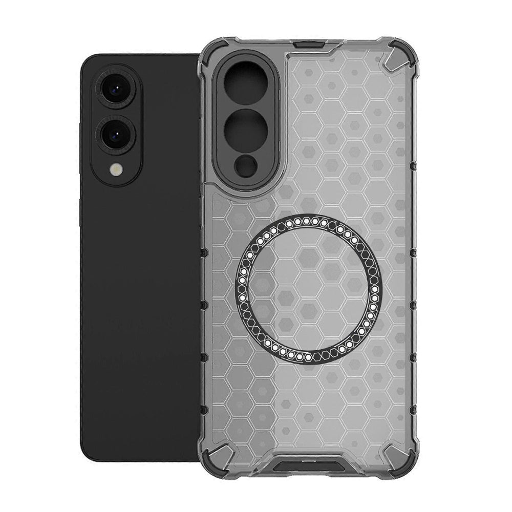 Калъф MagSafe за Samsung Galaxy S25 Edge S937, Techsuit, HoneyComb Shield, Черен