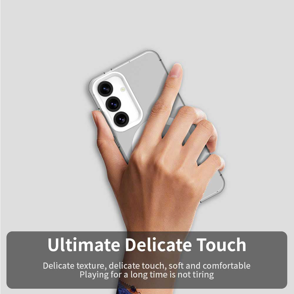 Калъф MagSafe за Samsung Galaxy S25+ S936 / S24+ S926, Techsuit, CandyCase, Бял