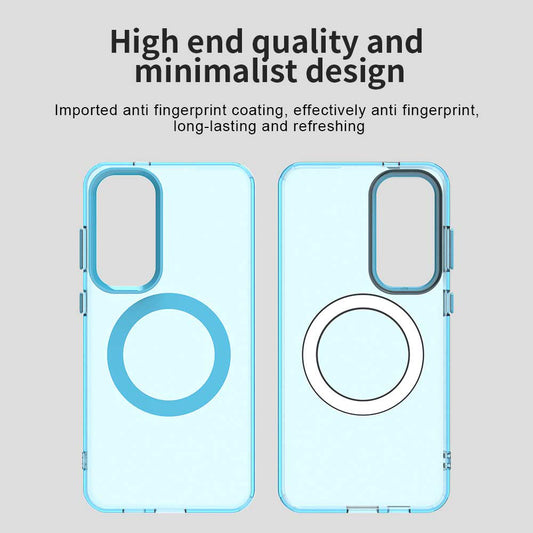 Калъф MagSafe за Samsung Galaxy S25+ S936 / S24+ S926, Techsuit, CandyCase, Син